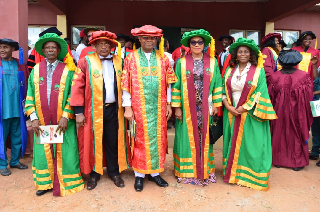 UNIVERSITY OF AGRICULTURE AND ENVIRONMENTAL SCIENCES, UMUAGWO, MATRICULATES 471 IN STYLE.