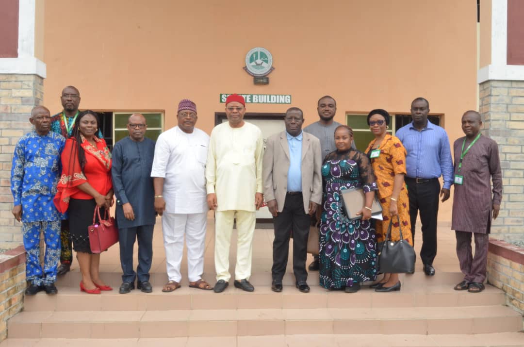 FIRST NUC ACCREDITATION TEAM ARRIVES UAES, COMMENDS PROF C. C. EZE FOR HOSPITALITY 