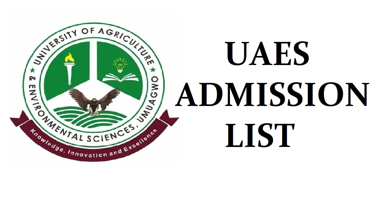 UAES 2023-2024 ADMISSIONS LIST (BATCH A)